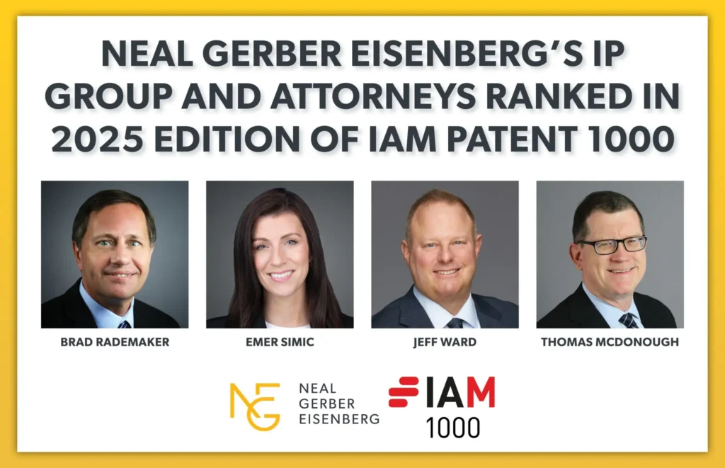 NGE's IP Group and Attorneys Ranked in 2025 Edition of IAM Patent 1000