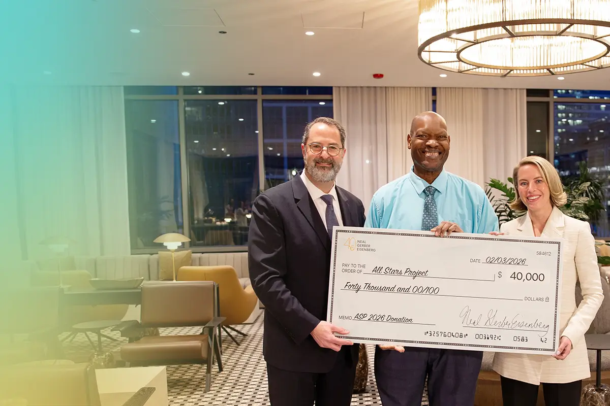 Neal Gerber Eisenberg Makes $40,000 Donation to All Stars Project of Chicago in Honor of Firm’s 40th Anniversary
